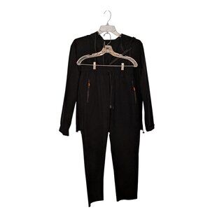 Black Polyester/Elastic XL Hoodie & Joggers Set